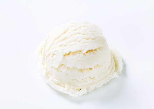 Scoop of white yogurt ice cream  - Photo, image