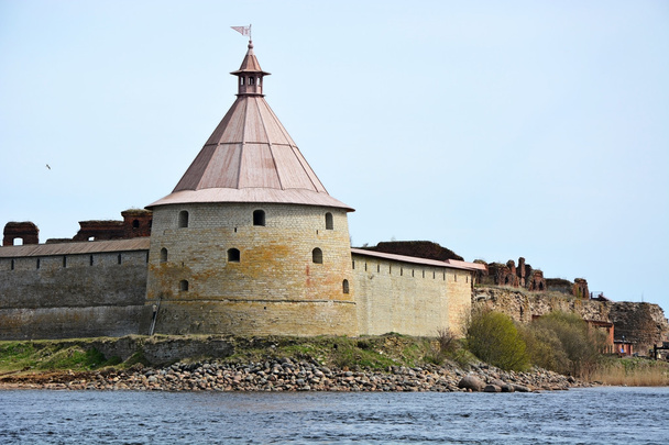 Φρούριο στο Σλισελμπούργκ city. Φρούριο, που ονομάζεται Oreshek - Φωτογραφία, εικόνα