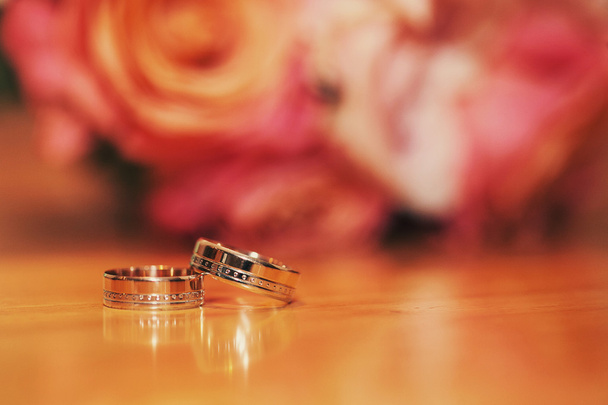 Rings on the table - Photo, Image