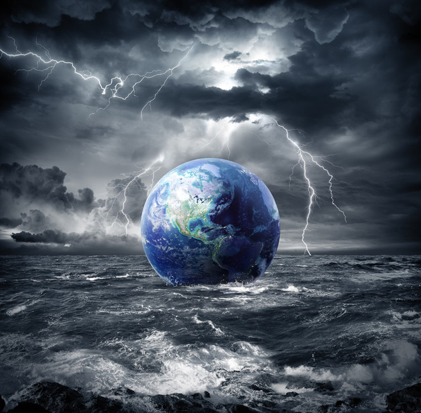 earth in the storm - apocalypse in Usa - Photo, Image