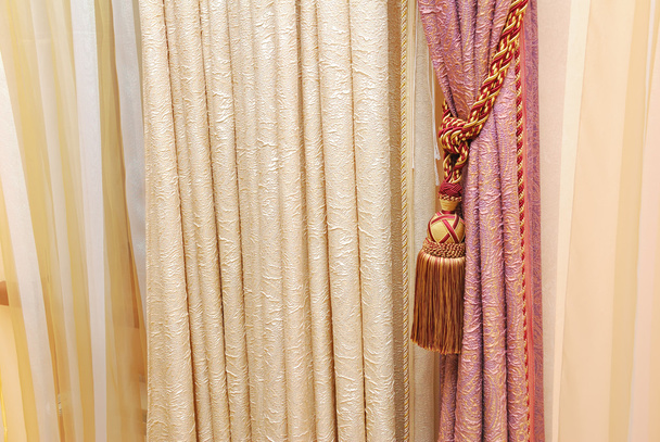hangings, drapes and curtains - Φωτογραφία, εικόνα