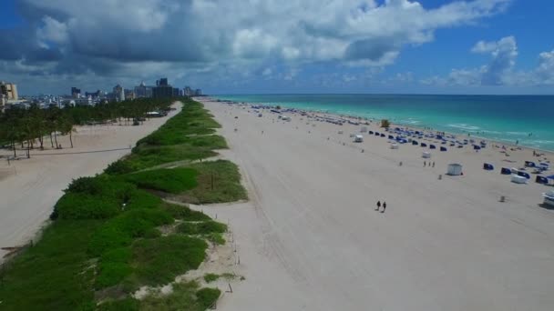 Aerial drone video Miami Beach - Footage, Video