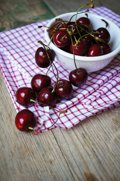 Red sweet cherries - Photo, Image