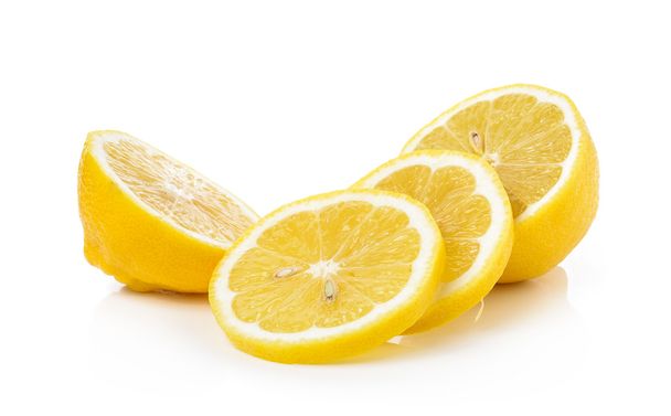lemon slice on white background - Photo, Image