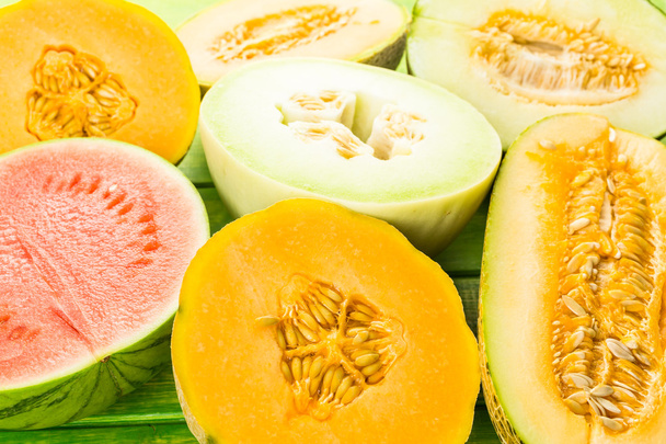 Odmiany melonów organicznych - Zdjęcie, obraz