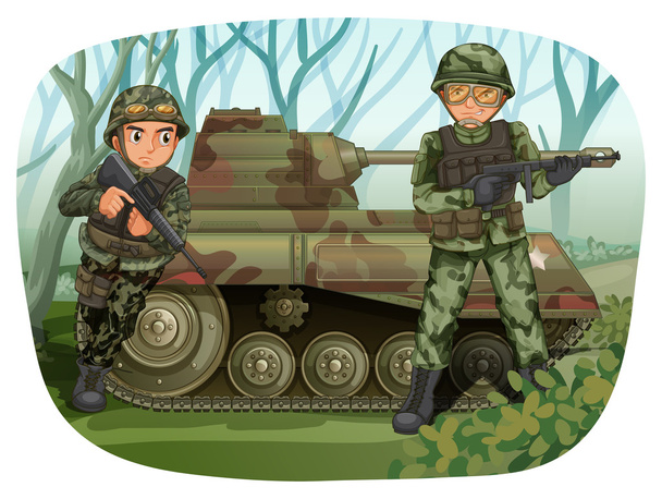 Soldiers - Vector, Image