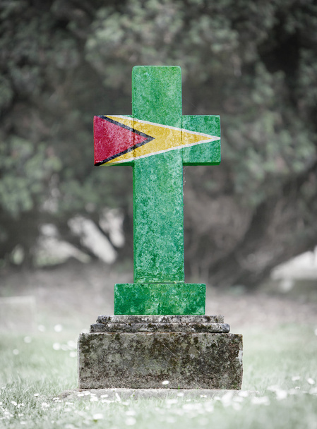 Gravestone in the cemetery - Guyana - 写真・画像