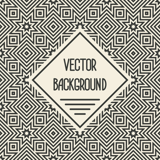vector background with geometric seamless patterns - Vektör, Görsel