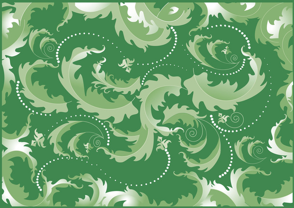 Abstract green leaf fantasy background.Background.Wallpaper. - Вектор, зображення