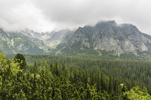Clouds over the mountains of Tatra - Zdjęcie, obraz