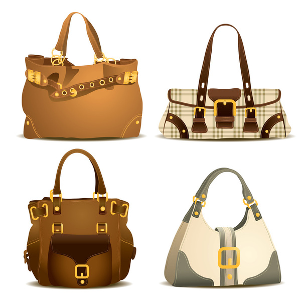 Woman Handbag Collections - Vector, Image