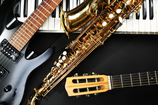 Musical instruments, closeup - Valokuva, kuva