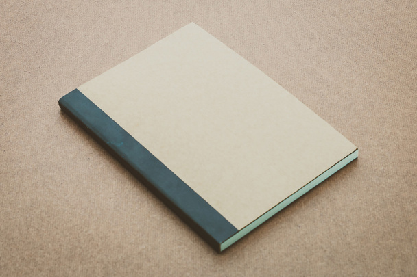 Notebook mock up on wood - Photo, Image