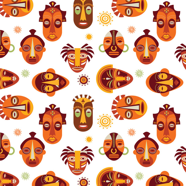 Modèle de masques africains
 - Vecteur, image