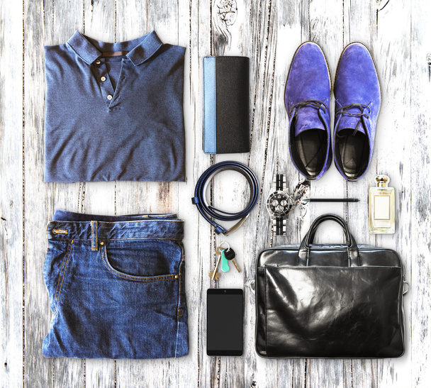 Set of male clothing and accessories - Photo, Image