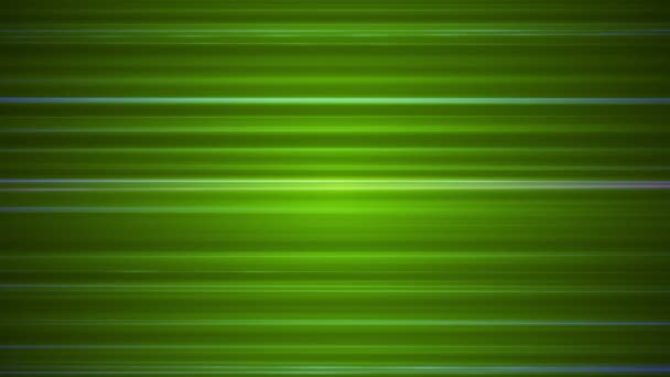 Uitzenden van horizontale Hi-Tech lijnen, groen, abstract, loop bare, HD - Video