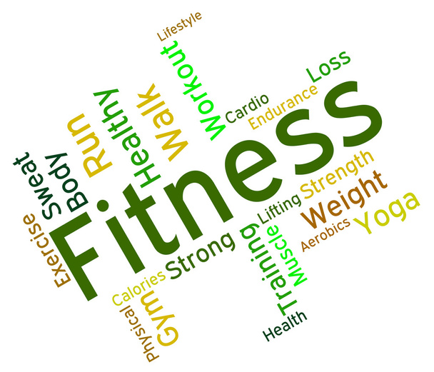 Fitness Words tarkoittaa liikuntaa ja liikuntaa
 - Valokuva, kuva