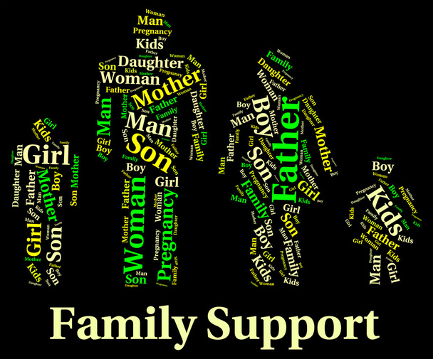 Apoio familiar indica parente de sangue e famílias
 - Foto, Imagem