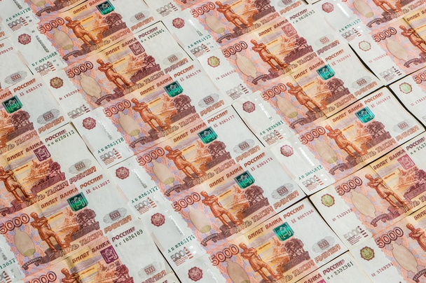 Billetes rusos, cinco mil rublos
 - Foto, Imagen