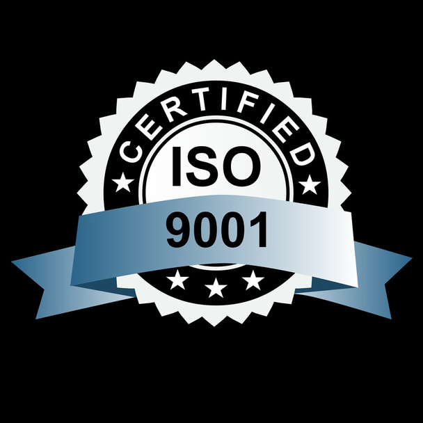 emblema de plata certificada ISO
 - Foto, Imagen