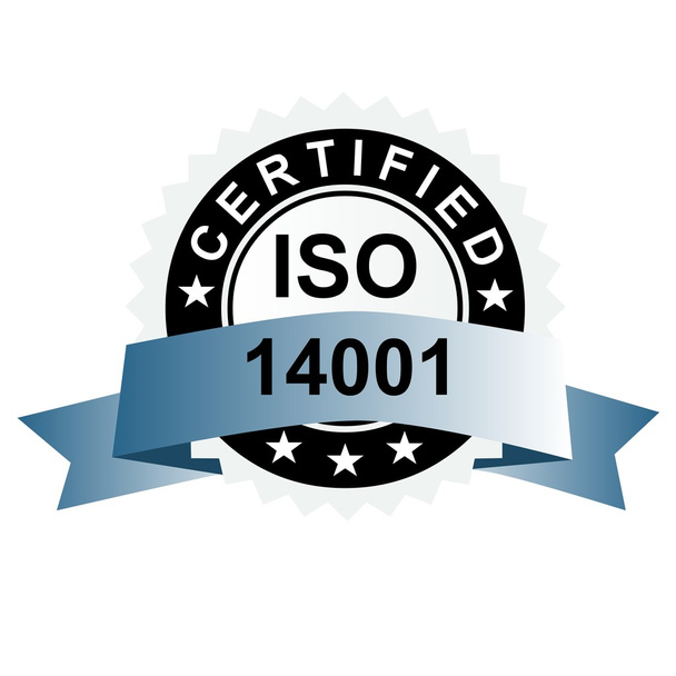ISO certified silver emblem - Φωτογραφία, εικόνα
