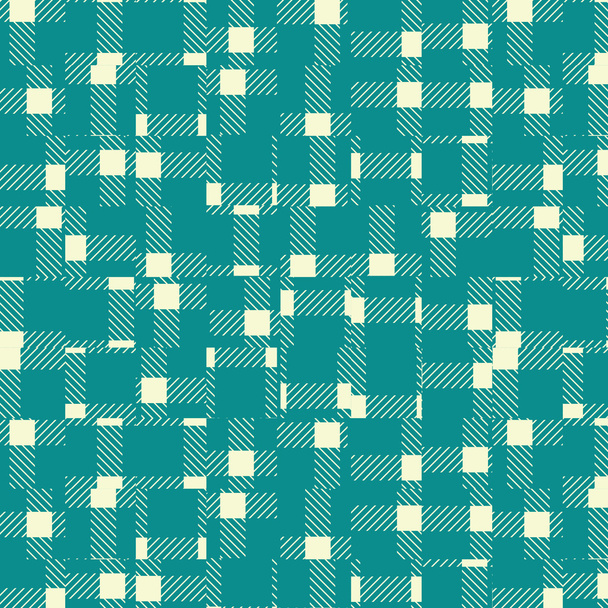 Random broken check pattern background. - Vector, Imagen
