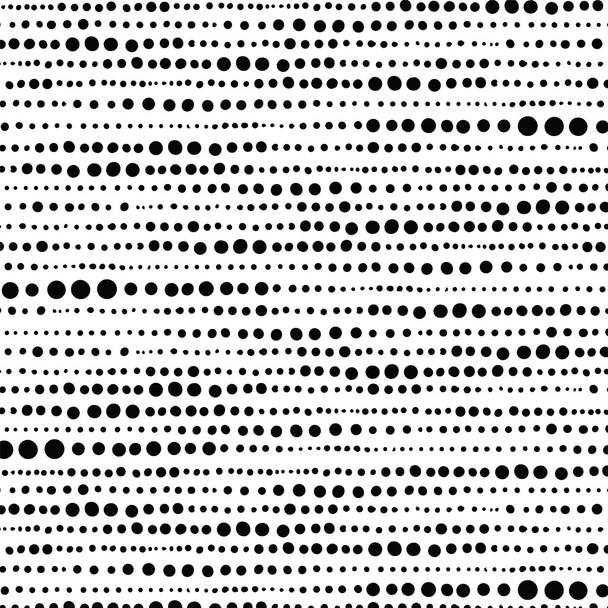 Random hand drawn dot pattern background. - Vektör, Görsel