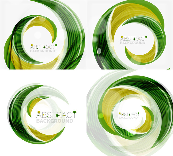 Vector swirl line abstract background - Vector, Image