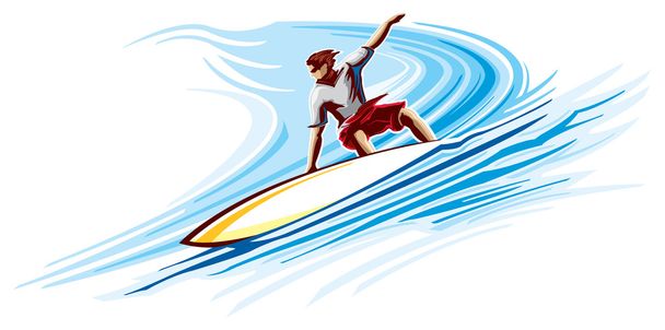 surf - Vetor, Imagem