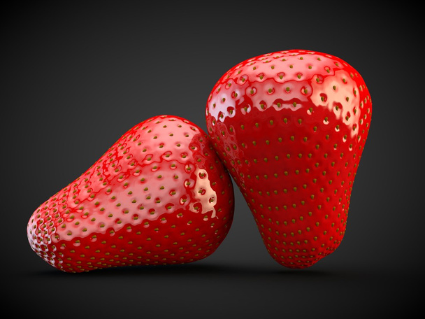 Strawberry fruit fresh healthy black - Zdjęcie, obraz