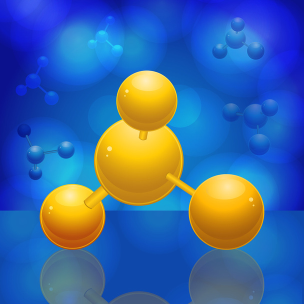 3D μόριο - Διάνυσμα, εικόνα