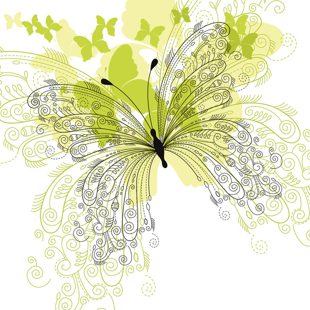 Motýli - Vektor, obrázek