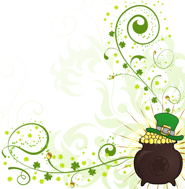St. Patrick's Day Background - Wektor, obraz