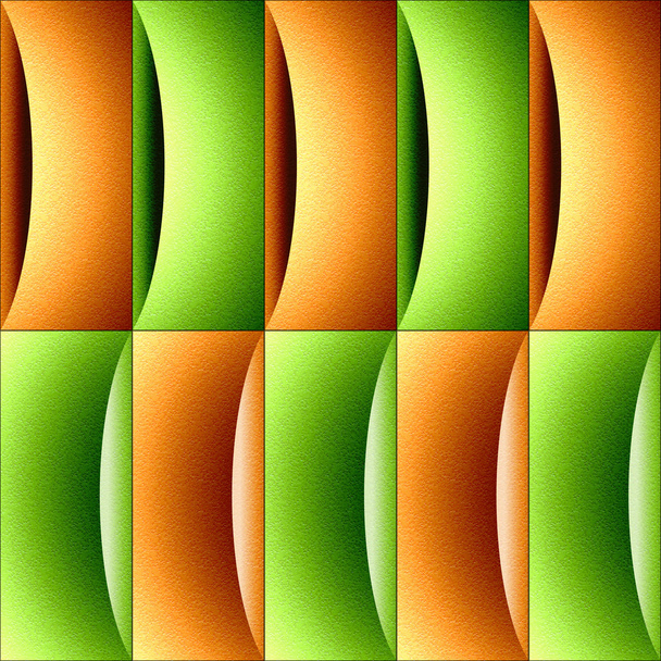 Abstract decorative paneling - waves decoration - citrus texture - Photo, Image
