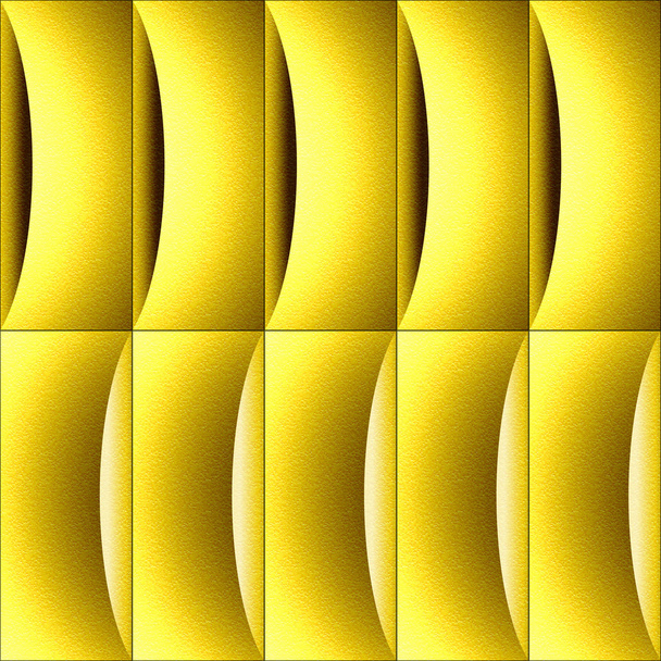 Abstract decorative paneling - waves decoration - lemon texture - Photo, Image