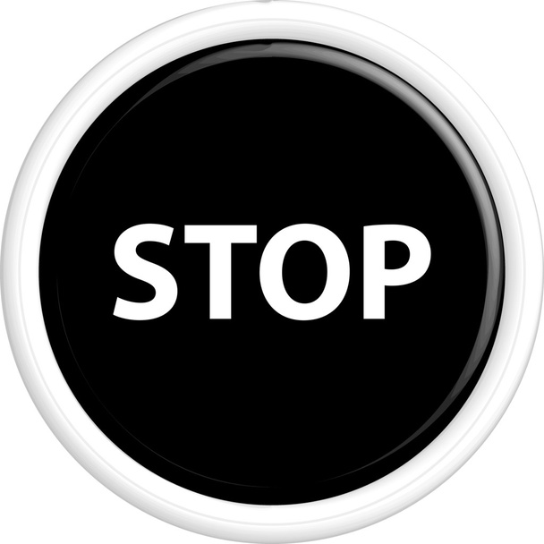 Button stop - Vector, Image