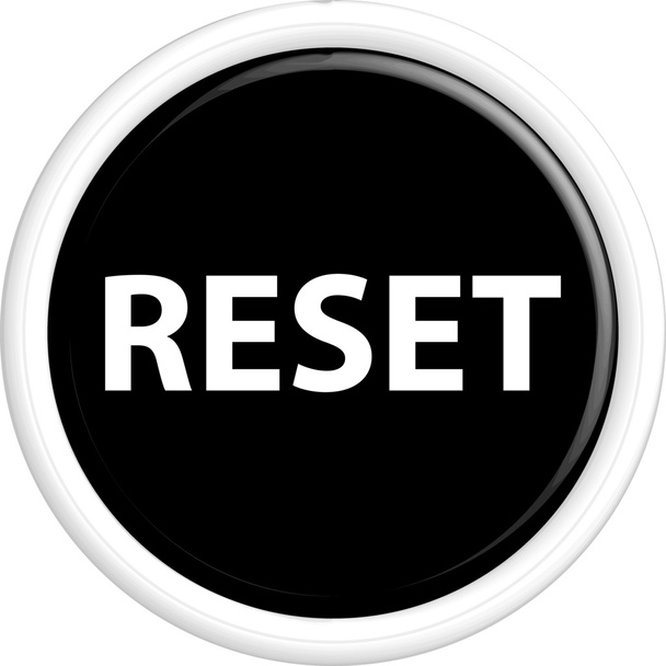 リセット ボタン - ベクター画像