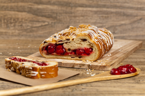 Holiday Bread With Cherries - Photo, image