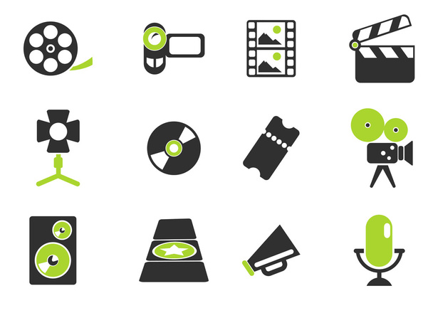 Иконы киноиндустрии
 - Вектор,изображение