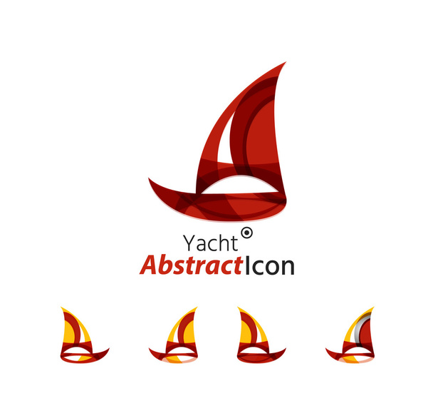 abstracte geometrische business corporate embleem - Vector, afbeelding