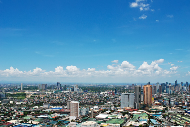 Panorama de Metro Manila Filipinas View - Zdjęcie, obraz