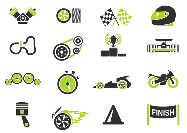 Iconos de carreras
 - Vector, imagen