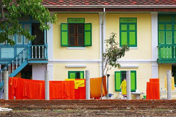Дома буддийских монахов в Бангкоке
 - Фото, изображение