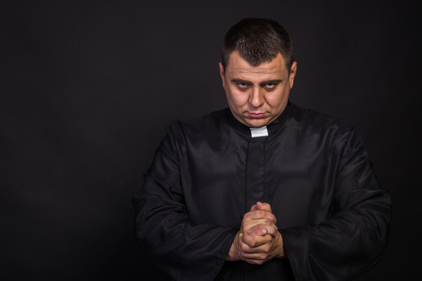 The actor plays the role of a priest - Фото, изображение