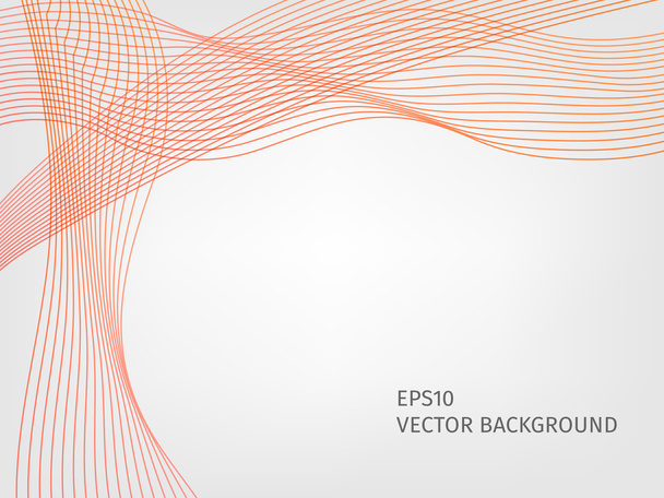 Abstract waved line background - Vektor, kép