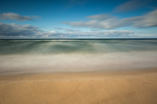 морской пейзаж с берегом Балтийского моря
 - Фото, изображение