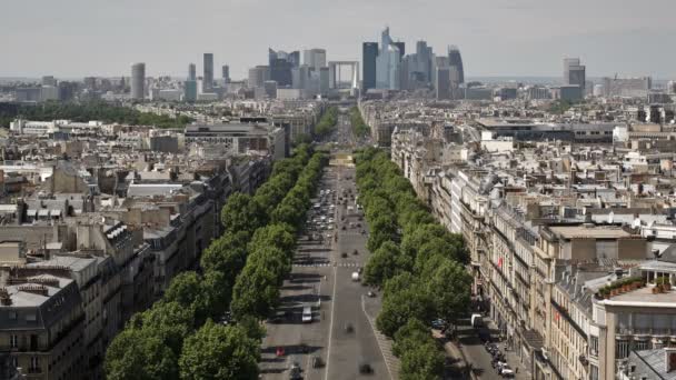Париж і оборони зору timelapse - Кадри, відео