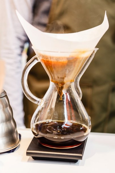 Making brewed coffee - Foto, imagen