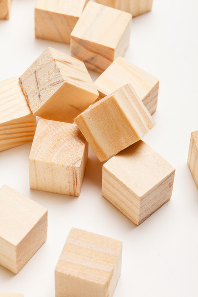 Wooden toy blocks - Fotó, kép