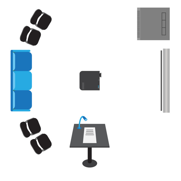 Vector set of icons for presentation - Vector, afbeelding